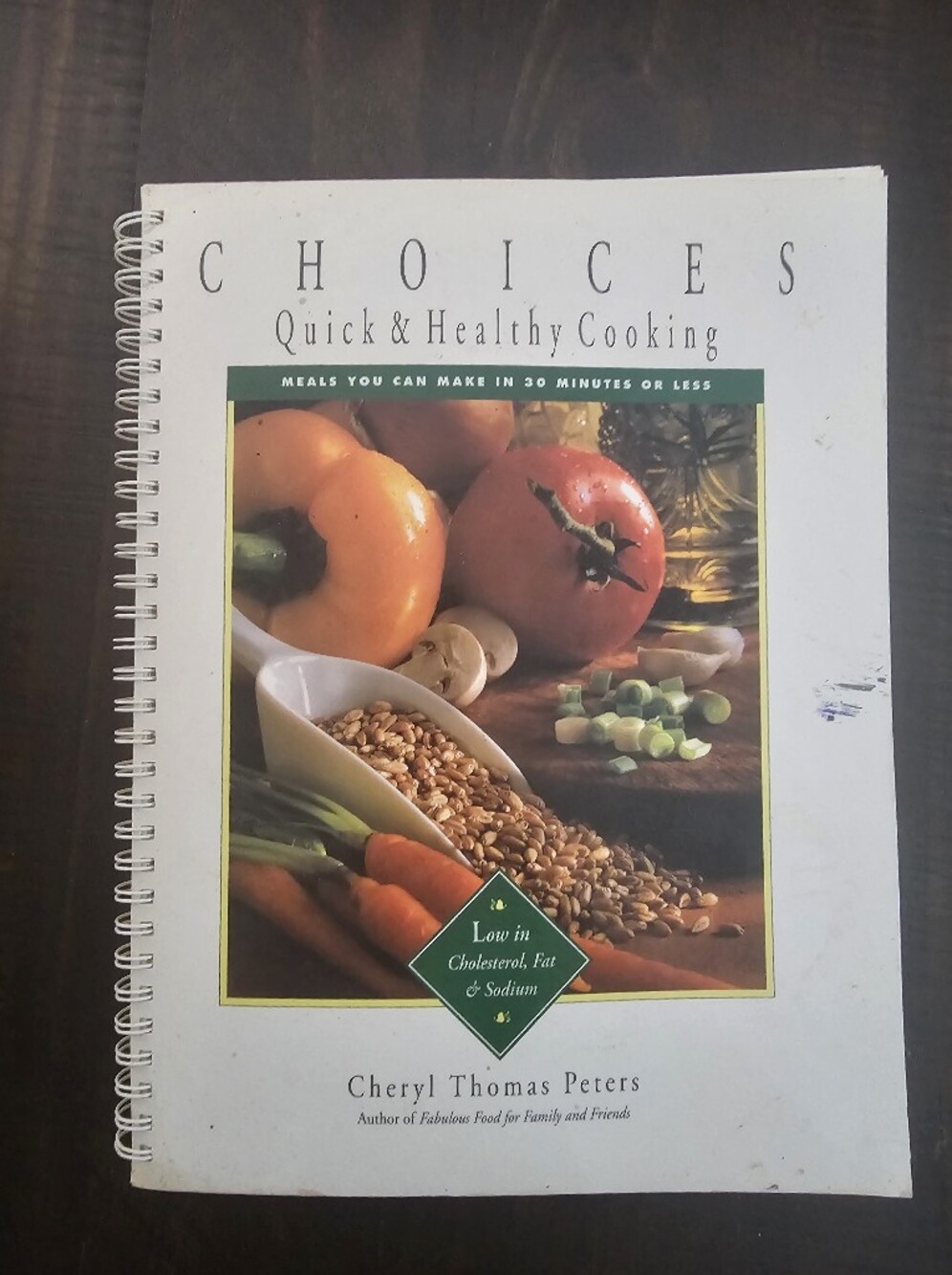 Quick & Healthy Cooking Cookbook - Orange/Red Cover